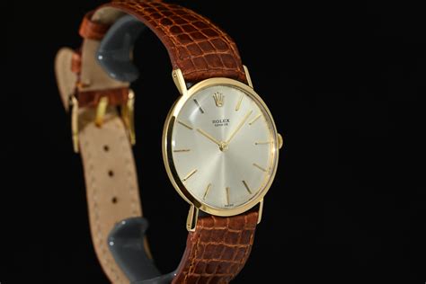 rolex cellini vintage 1960 oro giallo bracciale carica manuale|vintage rolex cellini watch value.